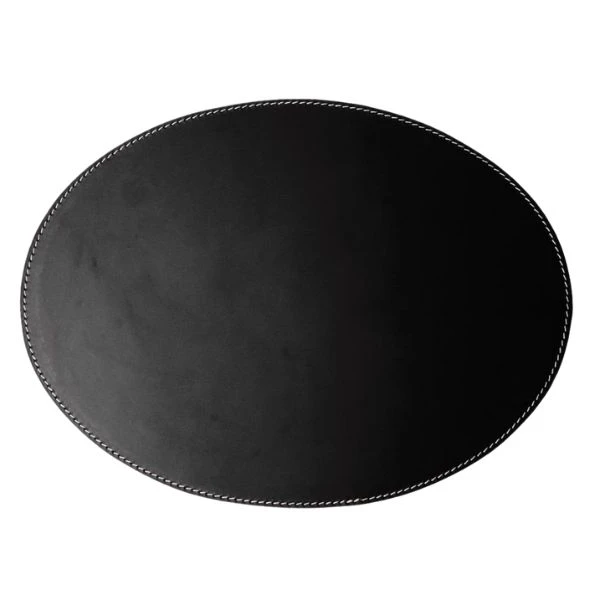 Bordstablett Oval 35x48 cm Svart 59365105  color Svart