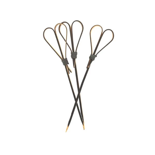 Bambu Svart hjärta 12 cm 100 st Mix0010 by Barlife color Svart