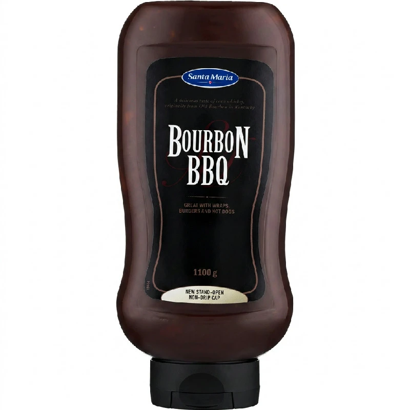 Bourbonsauce Barbecue Santa Maria 1,1KG 215860 by Santa Maria color Svart