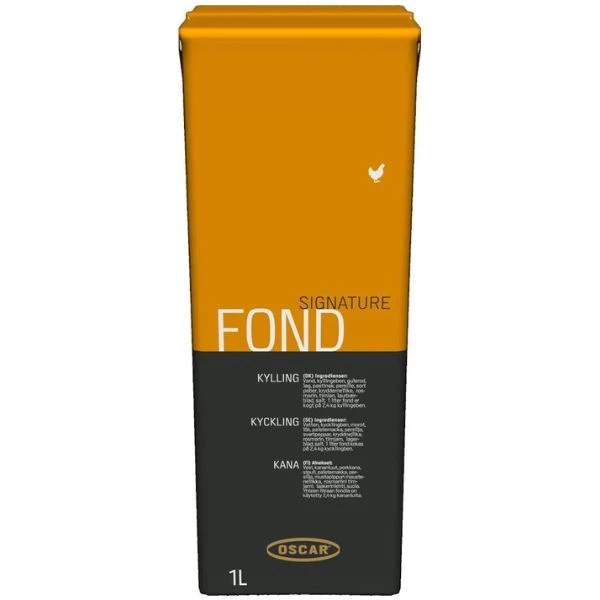 Kycklingfond Oscar 1 l 68099 by OSCAR color Svart