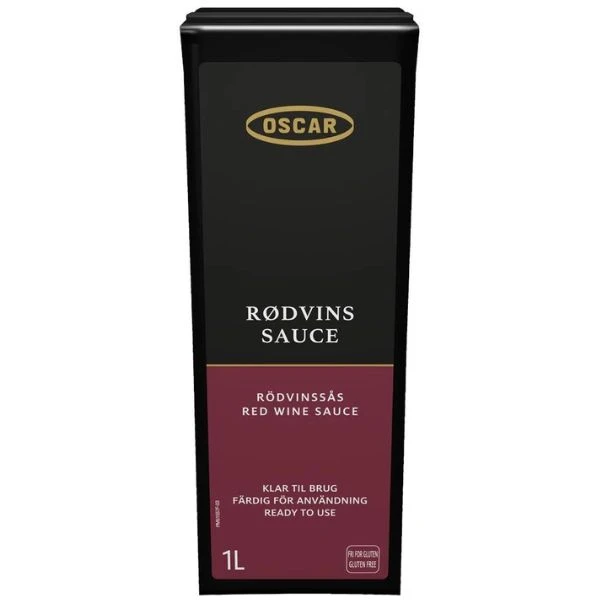 Rödvinssås färdig att använda Oscar 1LTR 34090 by OSCAR color Svart