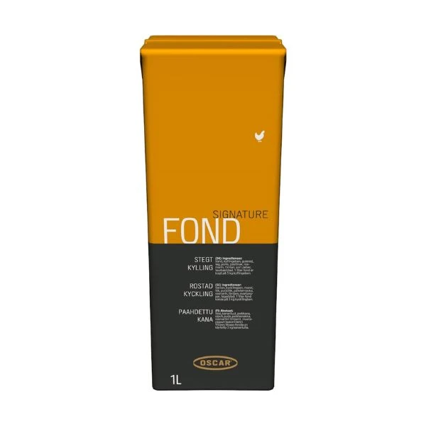 OSCAR Signature Stekt Kycklingfond 1 liter 89468 by OSCAR color Svart