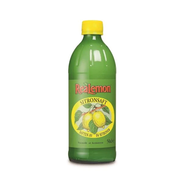 Citronsaft Realemon 50CL 74747 by Realemon color Svart