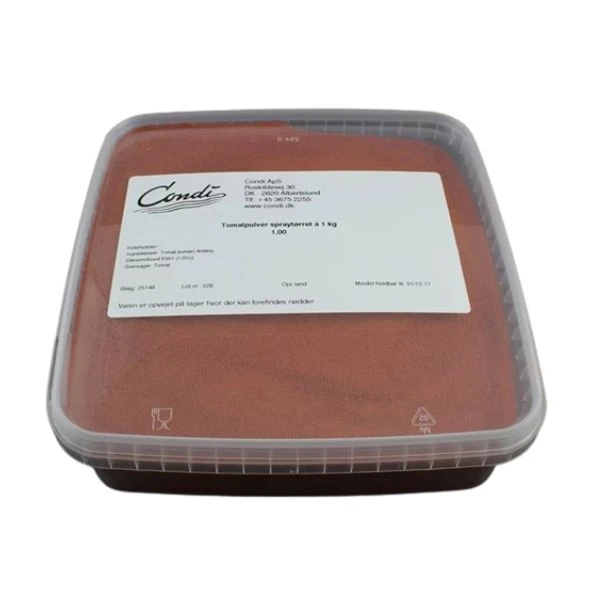 Tomatpulver Spraytorkat Condi 1 kg 257258 by Condi color Svart