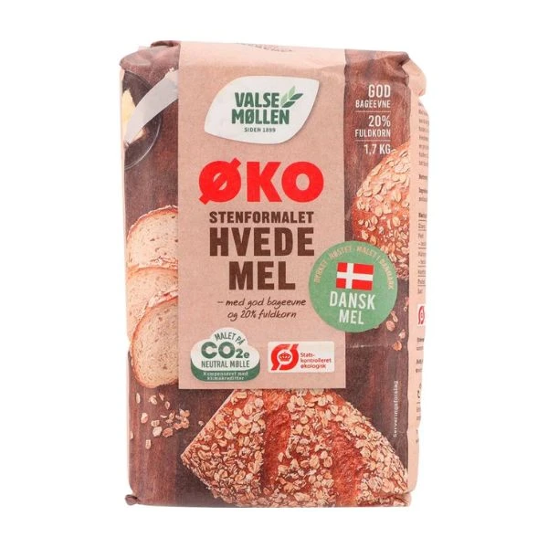 Vetemjöl Stenmalet Eko Valsemøllen 1,7 kg 333367 by Valsemøllen color Svart