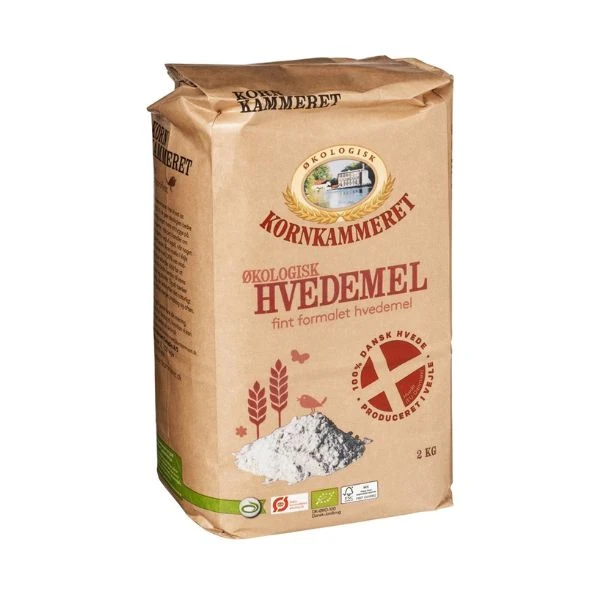 Vetemjöl Eko Kornkammeret 2 kg 88232 by Kornkammeret color Svart