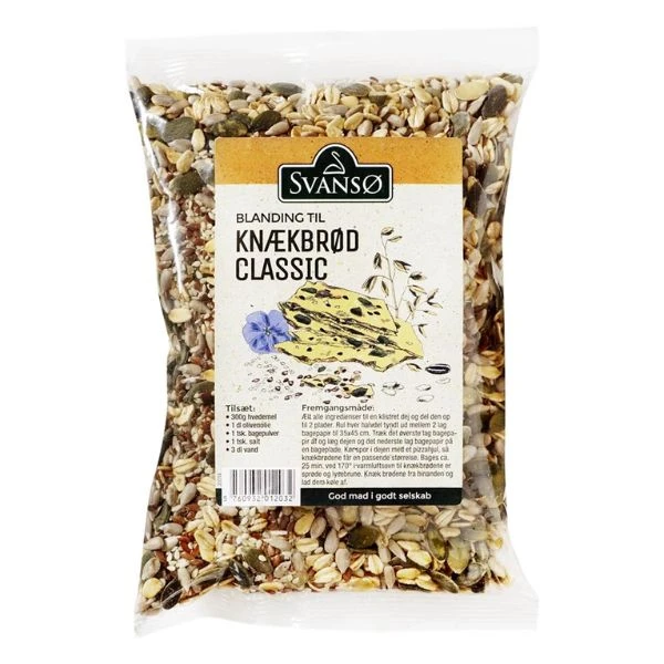 Knäckebrödsblandning Classic Svansø 310g 223431 by SVANSØ color Svart