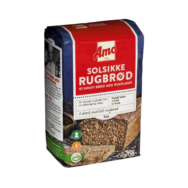 Rågbrödsblandning Solros Amo 1KG 130898 by AMO color Svart
