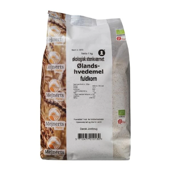 Ölandsvetemjöl Fullkorn Eko Mejnerts Mølle 1 kg 207074 by Mejnerts Mølle color Svart