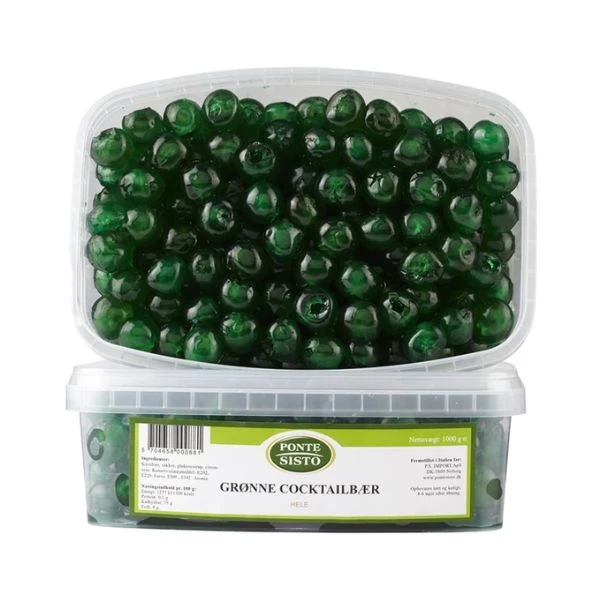 Ponte Sisto Gröna Hela Cocktailbär PET 1 kg 18966 by Ponte Sisto color Svart