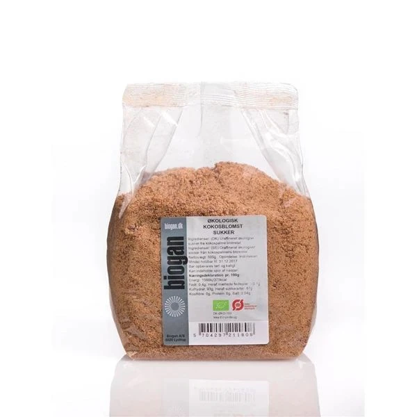 Ekologiskt Kokospalmsocker Biogan 500g 212967 by BIOGAN color Svart