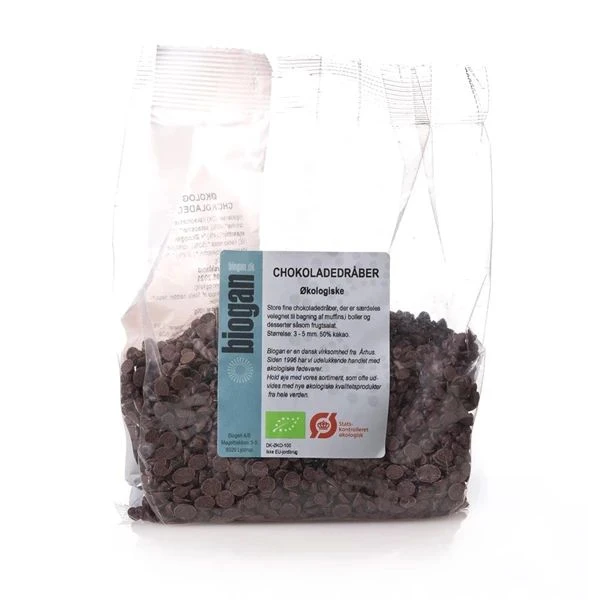 Chokladdroppar Eko Biogan 200g 343781 by BIOGAN color Svart