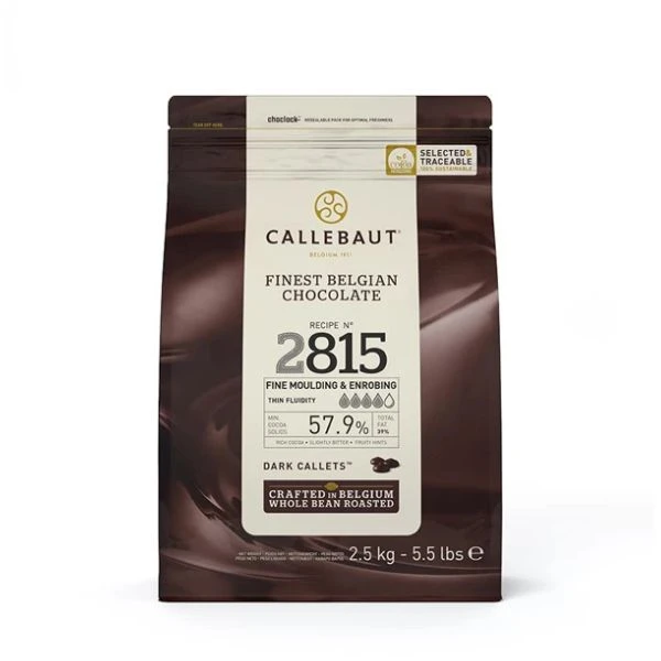 Mörka chokladknappar 57,9% Barry Callebaut 2,5 kg 24299 by Barry Callebaut color Svart