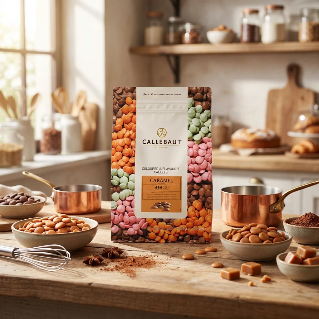 Överdrag Mjölk Knappar med Karamell Barry Callebaut 2,5 kg 254022 by Barry Callebaut color Svart
