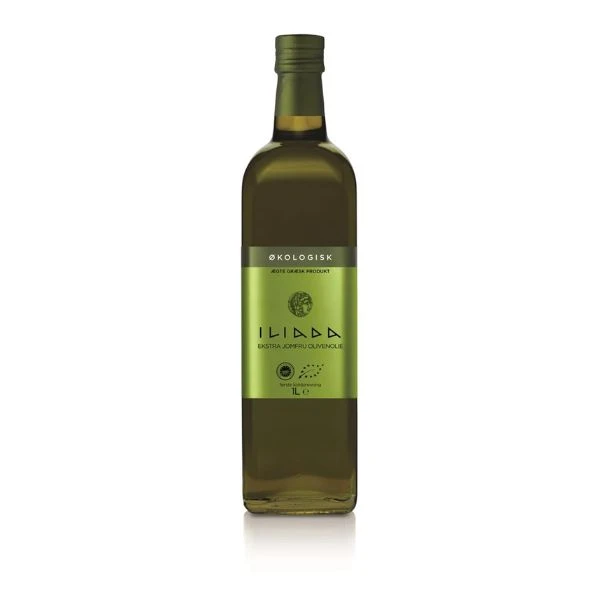 Olivolja, extra jungfru Eko Iliada 1LTR 202752 by Iliada color Svart