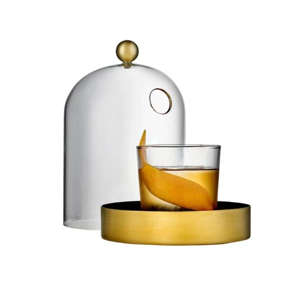 Glaskupa till Cocktails Small - Flavour Blaster GLASSWARE_CLOCHE_SMALL by Flavour Blaster color Svart