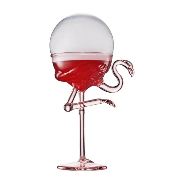 Flamingo Glas 175ml 6 st GLASSWARE_FLAMINGO by Flavour Blaster color Svart