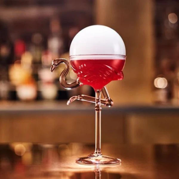 Flamingo Glas 175ml 6 st GLASSWARE_FLAMINGO by Flavour Blaster color Svart