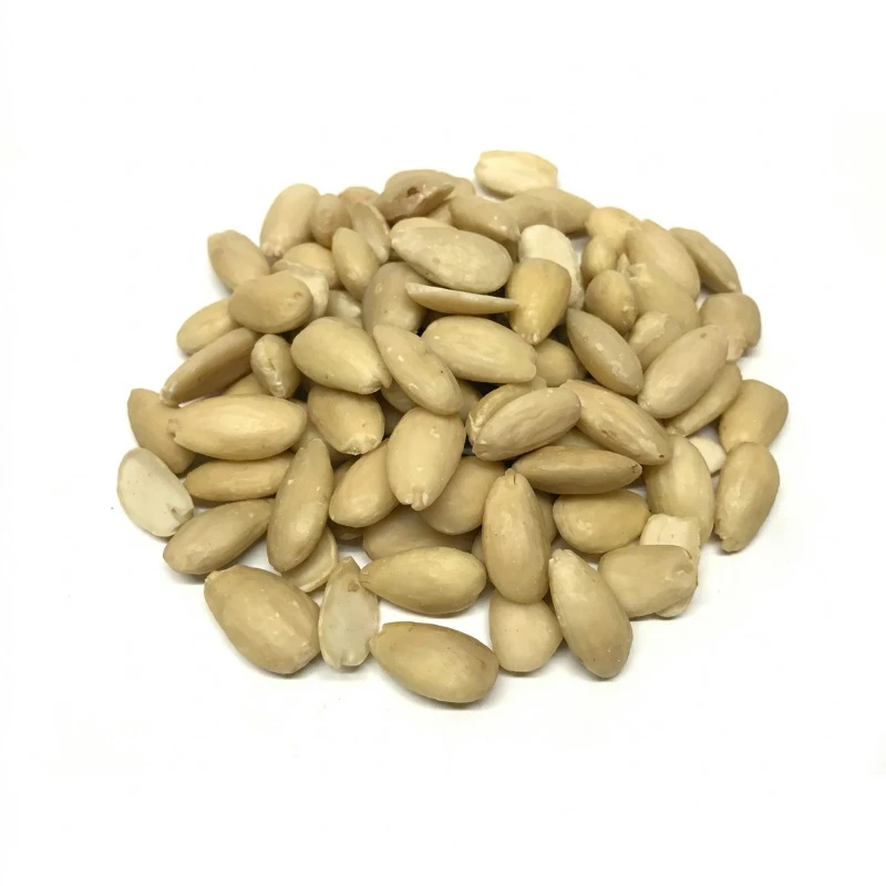 Skållade Blancherade Mandlar PS 1 KG 200011 by ABL FOOD color Svart
