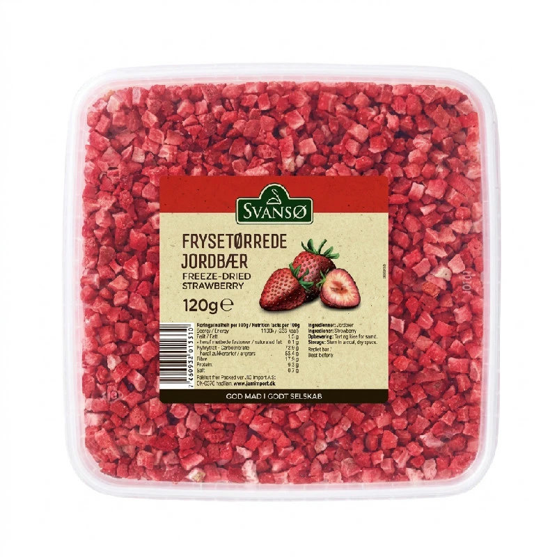 Jordgubbar Frystorkade BT 120 g 263400 by SVANSØ color Svart