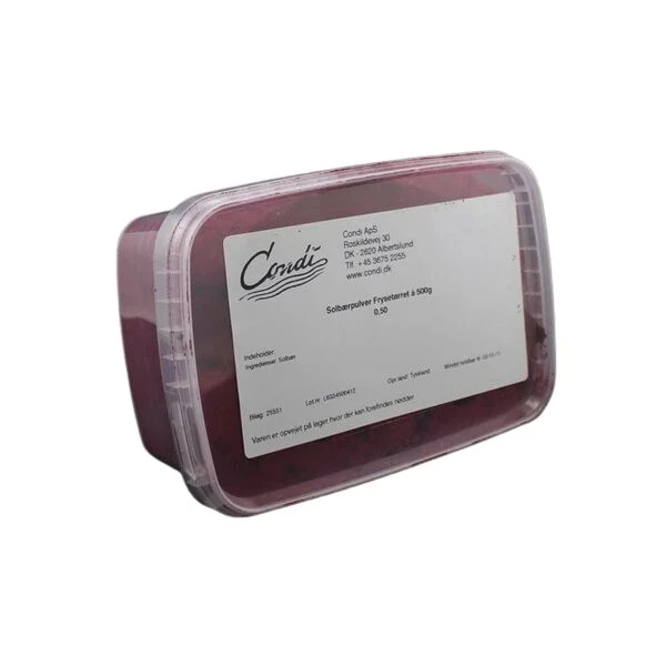 Svartvinbärspulver Frystorkat BT 500 g 272756 by Condi color Svart