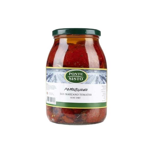 Tomater San Marzano Soltorkade GL 980 G 212627 by PONTE S color Svart