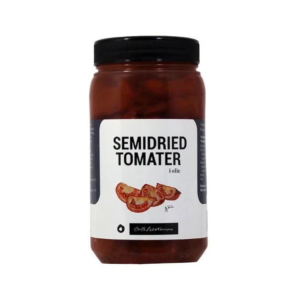 Tomater SemiDried BT 1,1 KG 200390 by FELDTHUS color Svart