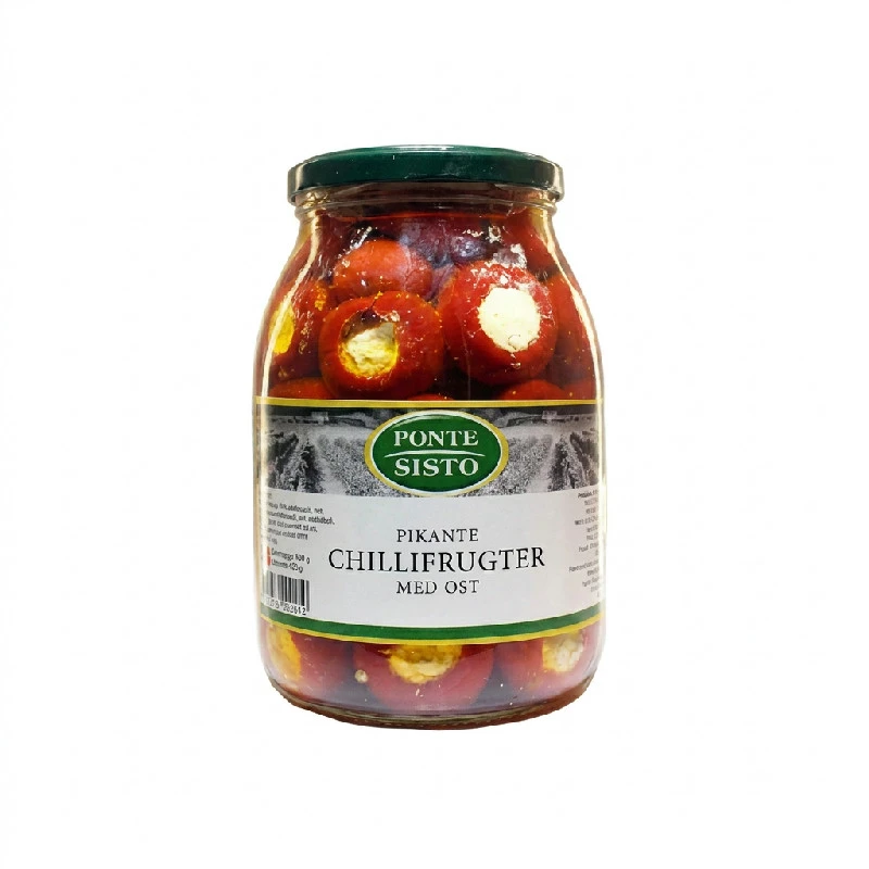 Chilifrukt Pikant med ost 950 g 212572 by PONTE S color Svart