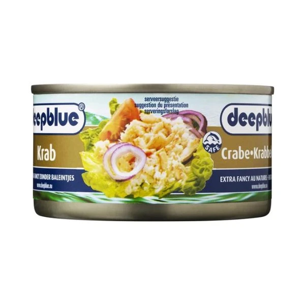Krabbkött Lyx Burk 170 g 138803 by DEEPBLUE color Svart