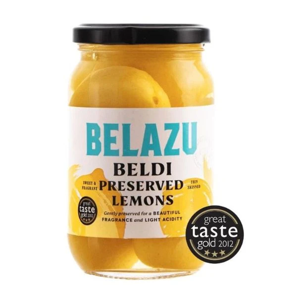 Saltsyltade citroner 350 g 216975 by Belazu color Svart