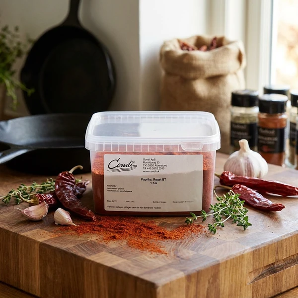 Krydda Rökt Paprika BT 1 kg 67146 by Condi color Svart
