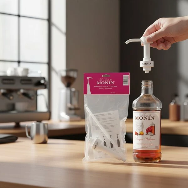 Monin Sirappump 10 ml (100 cl) – endast för PET-flaskor 803586 by MONIN color Svart