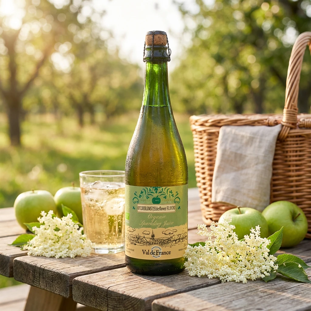 Alkoholfri cider fläderblom Eko - Val De France 289487 by Val de France color Svart