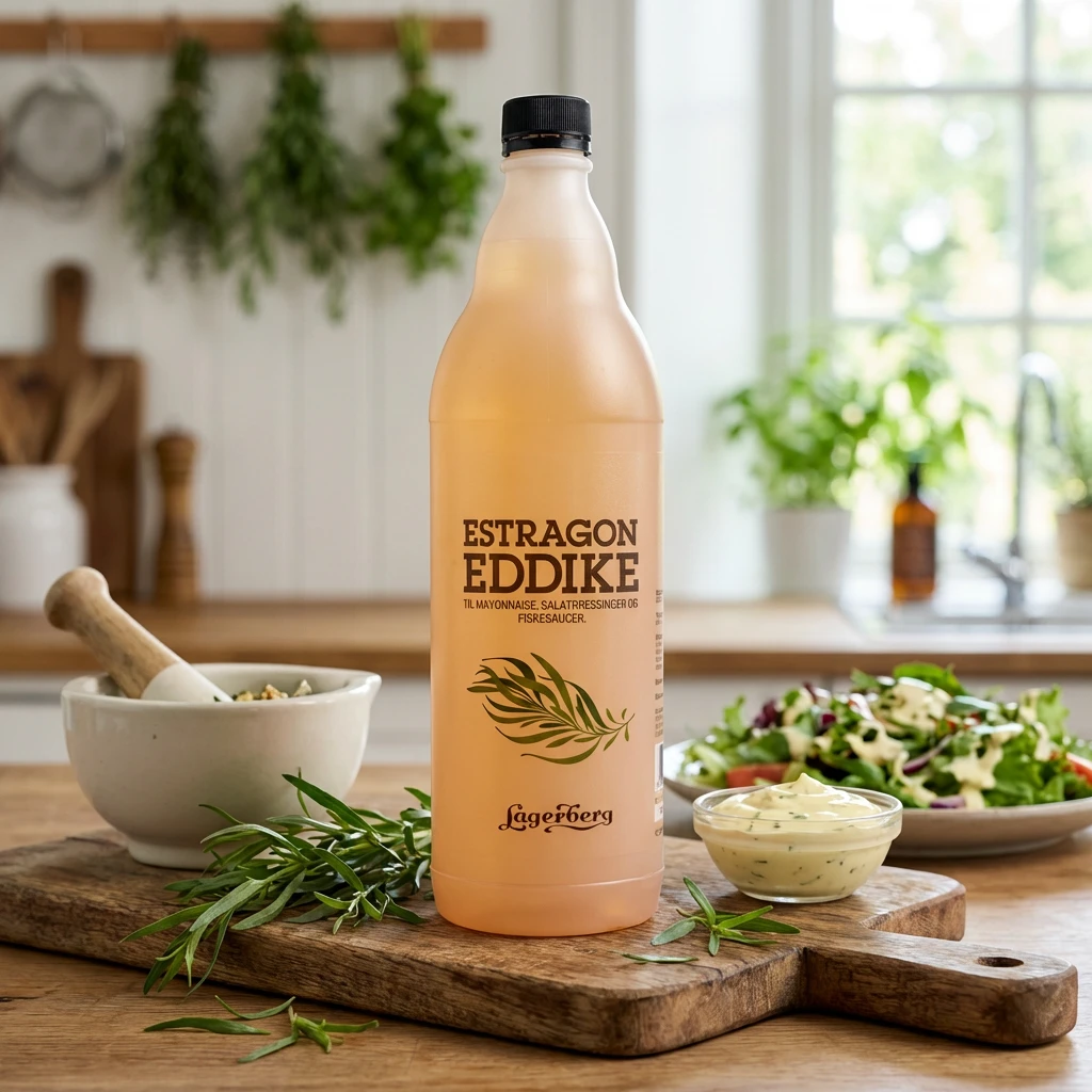 Dragonvinäger 7% 1 L 21395 by Lagerberg color Svart