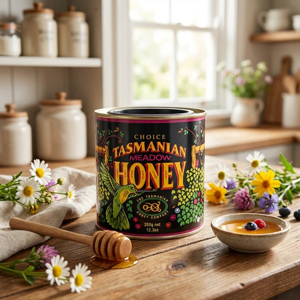 Honung Meadow 350 g 296402 by Tasmania color Svart