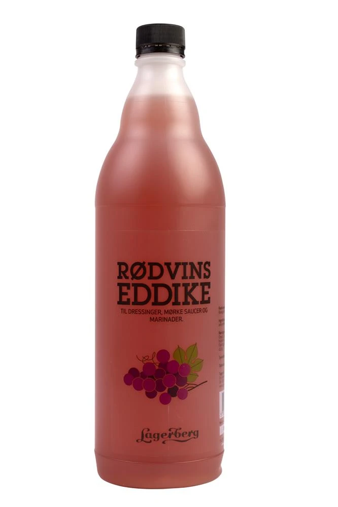 Rödvinsvinäger Fransk 6% 1 l 21393 by Lagerberg color Svart