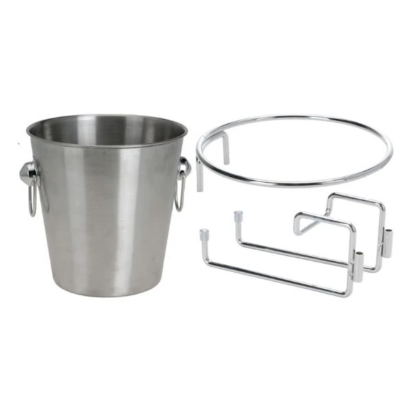 Champagnekylare med bordshållare A12405690 by Koop color Silver