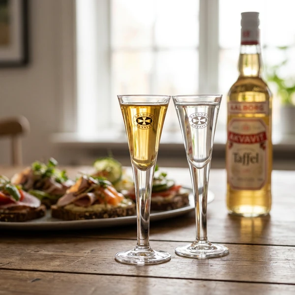 Snapsglas "Aalborg Akvavit" 3,5 cl 801841 by AALBORG color Svart