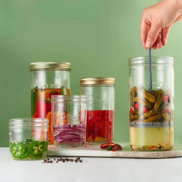 Kilner® Pickling Burkset 1 liter KI25068 by Kilner color Svart