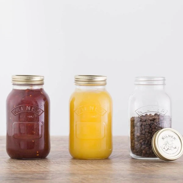 Konserveringsburk Kilner® rund 1 liter KI25401 by Kilner color Svart