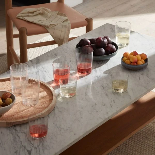 Dricksglas Gio Line Set 4 LSA 560ml, 12x9x9cm LGI23 by LSA INTERNATIONAL color Svart