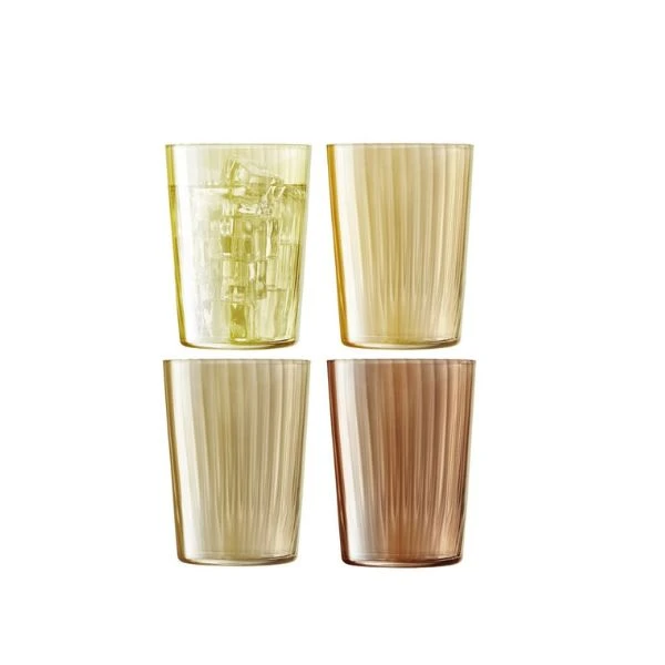 Dricksglas Gems Bärnsten 4-pack LSA 560ml, 12x9x9cm LGM04 by LSA INTERNATIONAL color Bernstein