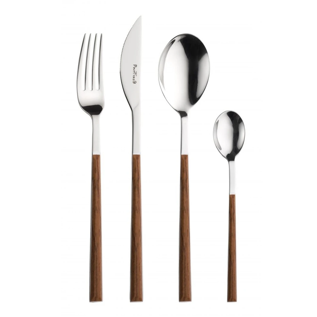 Bestickset 24 delar Sushi Queen Mahogany Pintinox 471301 by PINTINOX color Svart