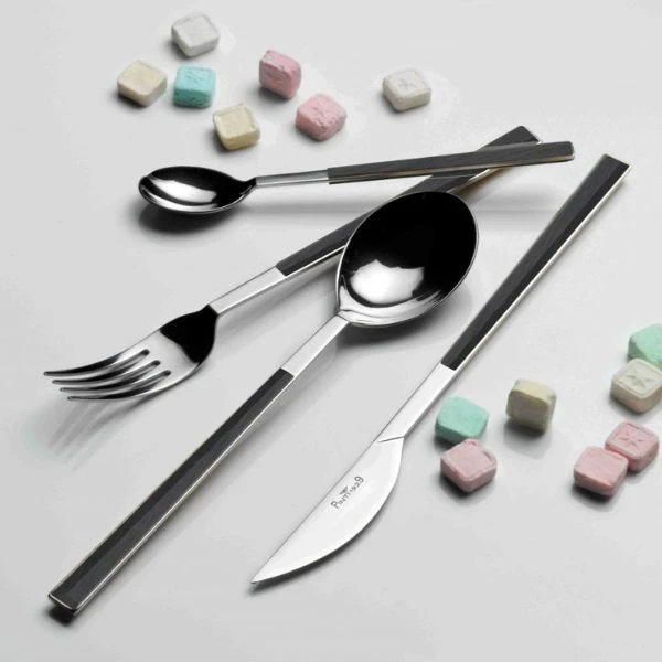 Bestickset 24 delar Sushi Queen Ebony Pintinox 471302 by PINTINOX color Svart