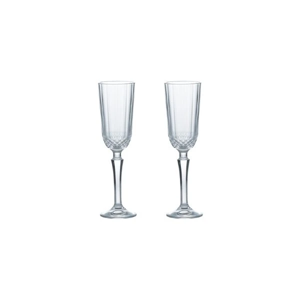 Champagneglas 2-pack Winchester Ravenhead® 13 cl - Ø 5,5x21 cm KR41416 by RAVENHEAD color Svart
