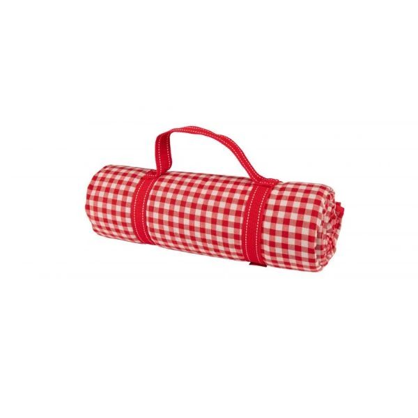 Picknickfilt Röd/Vitrutig By Bercato 150x135 cm B79082 by SCANDINAVIAN HOME color Svart
