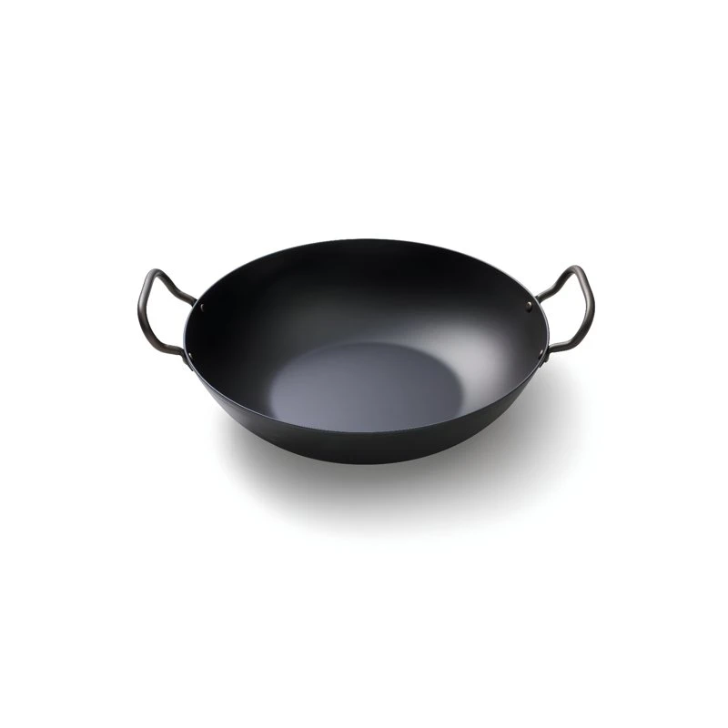 Wadjan (en typ av wok) i kolstål SKOTTSBERG® 34x40x9cm S532663 by SKOTTSBERG color Svart