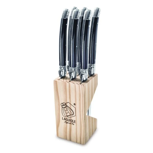 Grillknivar Laguiole Svart 6-pack SdV 530102 by STYLE DE VIE color Svart