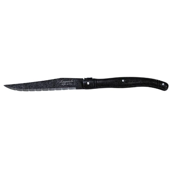 Grillknivar Laguiole Svart Stonewash Set 6 SdV 530103 by STYLE DE VIE color Svart