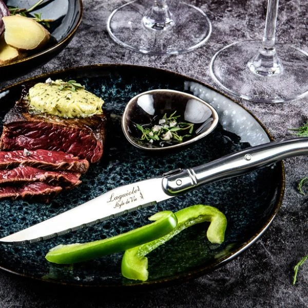 Grillknivar Laguiole Rostfritt Stål Set 6 SdV 530104 by STYLE DE VIE color Svart